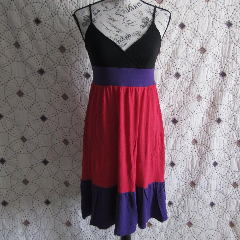 GUC Gap Multi-Color Empire Waist Tank Dress S